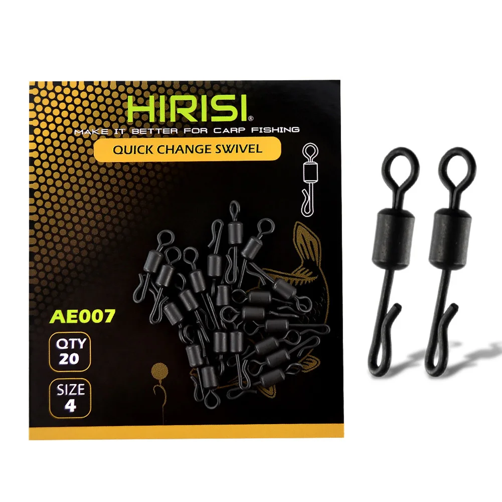 20pcs Carp Fishing Swivel Quick Change Hooklink Clip Links Rig Rings Bait Tackle Q-type Swivel 8-character Ring Connector
20pcs Carp Fishing Swivel Quick Change Hooklink Clip Links Rig Rings Bait Tackle Q-type Swivel 8-character Ring Connector