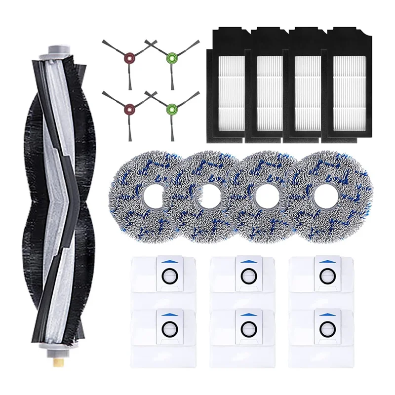 Accessories for X1 Omni Turbo Vacuum Robot Spare Parts Main Brush Roller Side Brush Filter Mop Pads Dust Bag 
Accessories for X1 Omni Turbo Vacuum Robot Spare Parts Main Brush Roller Side Brush Filter Mop Pads Dust Bag