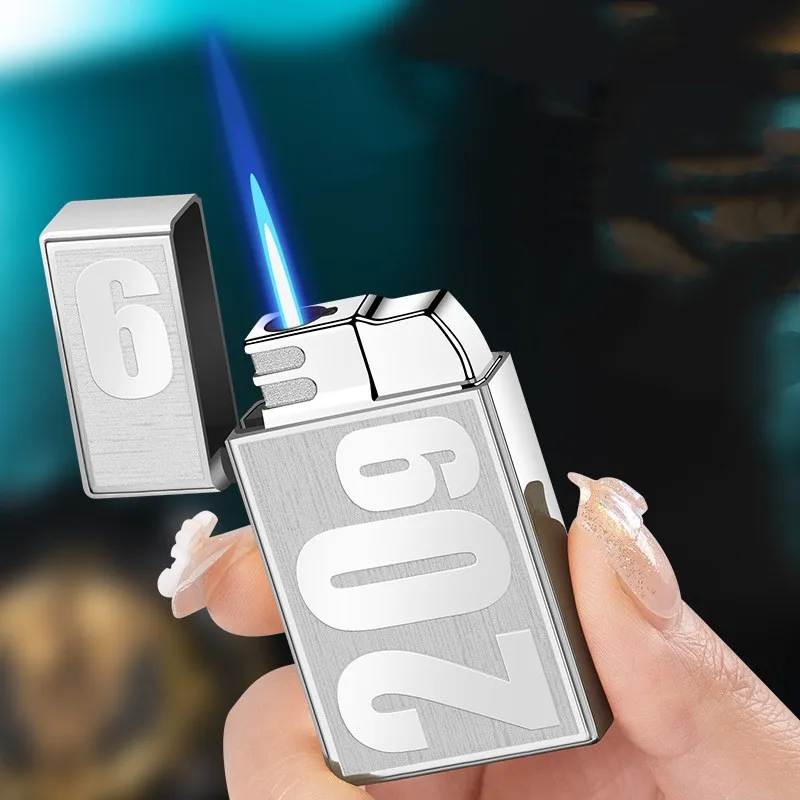 Portable Windproof Metal Turbo Torch Butane Gas Lighter Wear-resistant Compression-resistant Electronic Ignition Men's Gadgets 
Portable Windproof Metal Turbo Torch Butane Gas Lighter Wear-resistant Compression-resistant Electronic Ignition Men's Gadgets