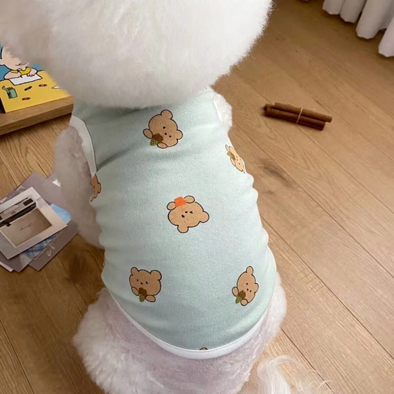Spring Summer Pet Clothes Kitten Puppy Cute Tank Top Small and Medium-sized Dog Thin Breathable Vest Chihuahua Yorkshire Poodle
Spring Summer Pet Clothes Kitten Puppy Cute Tank Top Small and Medium-sized Dog Thin Breathable Vest Chihuahua Yorkshire Poodle