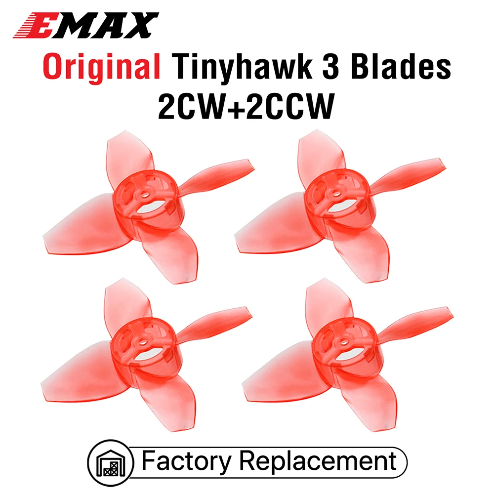 EMAX Avan Tinyhawk 3 Avia TH Propeller Drone Blades Set FPV Racing RC Indoor Drone Replacement Spare Parts and Accessories
EMAX Avan Tinyhawk 3 Avia TH Propeller Drone Blades Set FPV Racing RC Indoor Drone Replacement Spare Parts and Accessories