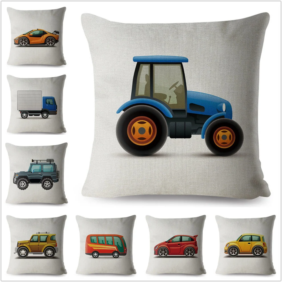 Cartoon Sports Car SUV Bus Print Throw Pillow Cover Square Cushion Cover Linen Pillow Case Sofa Home Decor Funda Cojin Cojines
Cartoon Sports Car SUV Bus Print Throw Pillow Cover Square Cushion Cover Linen Pillow Case Sofa Home Decor Funda Cojin Cojines