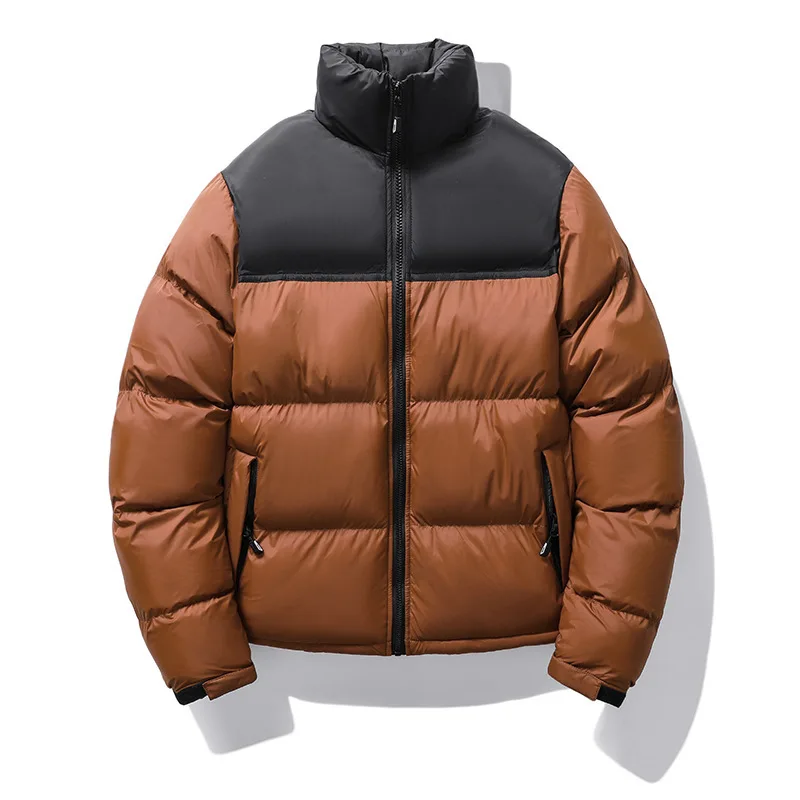 

Boys Patchwork Cotton Parkas Oversize Winter Men Down Jacket Couple Streetwear Warm Outerwear Zip Up Parka Windbreaker Xxxxl 3xl