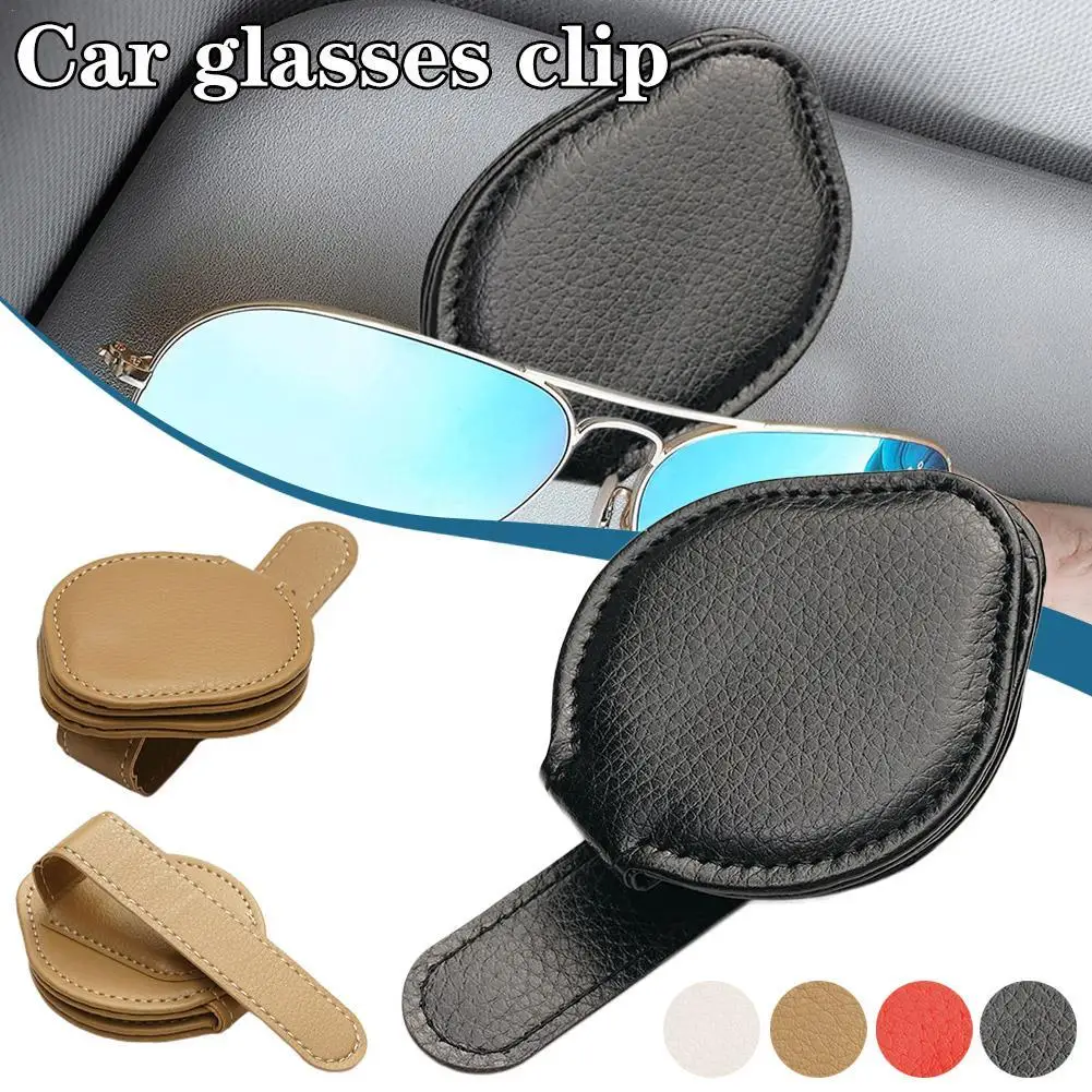 1pcs Leather Sun Visor Glasses Clip Sunglasses Holders Car Sun Visor Fastener Ticket Card Clip Eyeglasses Mount Auto Accessory
1pcs Leather Sun Visor Glasses Clip Sunglasses Holders Car Sun Visor Fastener Ticket Card Clip Eyeglasses Mount Auto Accessory