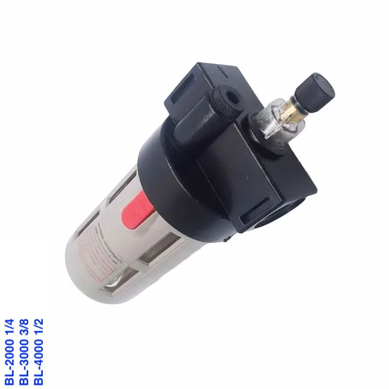 BL2000 G1/4,BL3000 G3/8,BL4000 G1/2 Pneumatic Air Lubricator Oil-Water Separator Adjustable Pressure Filter Air Source Processor
BL2000 G1/4,BL3000 G3/8,BL4000 G1/2 Pneumatic Air Lubricator Oil-Water Separator Adjustable Pressure Filter Air Source Processor