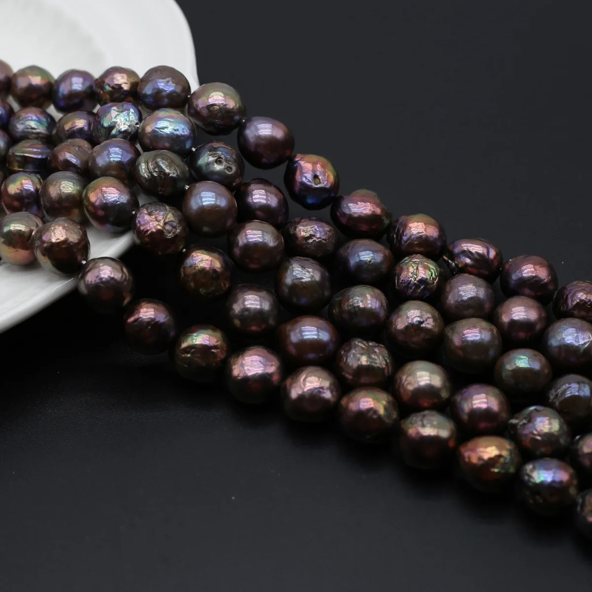 Natural Freshwater Baroque Pearls Beaded Black Round Loose Spacer Beads for Jewelry Making Diy Fine Fashion Bracelet Necklace
Natural Freshwater Baroque Pearls Beaded Black Round Loose Spacer Beads for Jewelry Making Diy Fine Fashion Bracelet Necklace