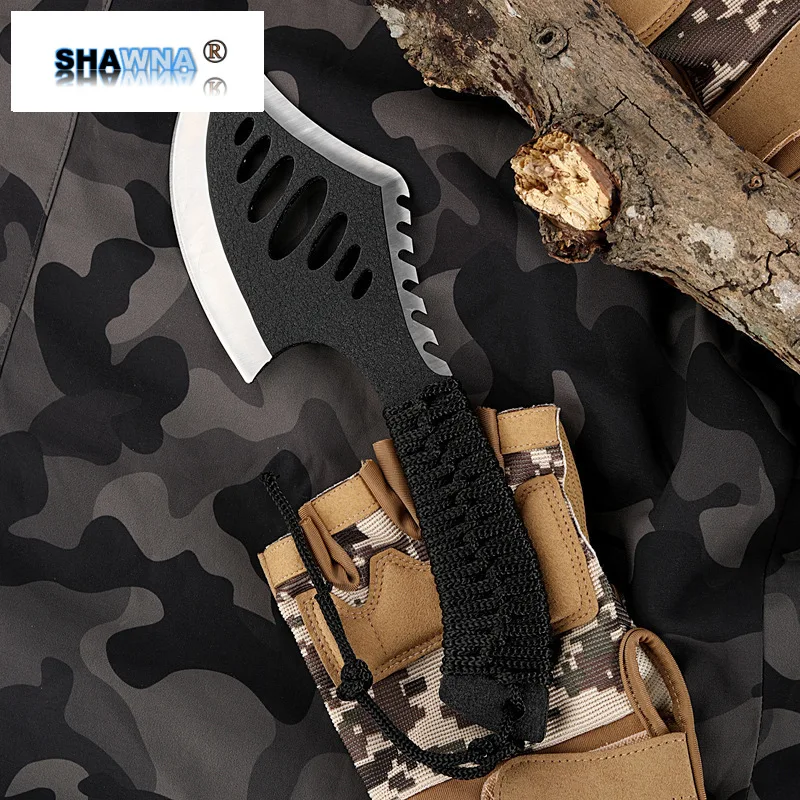 Multi-purpose ax Sharp High Hardness Military Survival Hunting Tomahawk Stainless Steel Axe
Multi-purpose ax Sharp High Hardness Military Survival Hunting Tomahawk Stainless Steel Axe