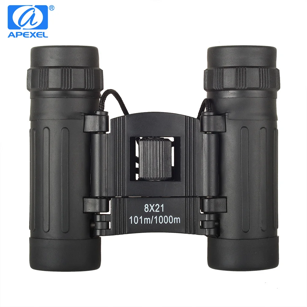 APEXEL 8x21 Compact Zoom Binoculars Long Range 1000m Folding HD Powerful Mini Telescope BAK4 FMC Optics Support Dropshipping
APEXEL 8x21 Compact Zoom Binoculars Long Range 1000m Folding HD Powerful Mini Telescope BAK4 FMC Optics Support Dropshipping