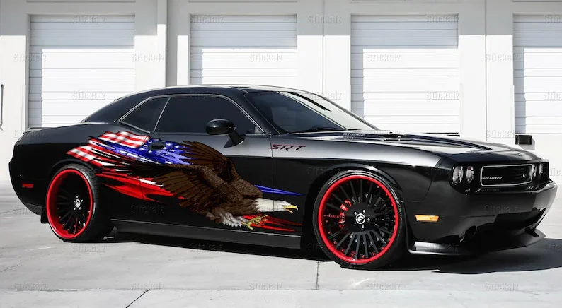 Ripped Metal US Eagle Full Color Car Vinyl Design, Checkered Flag Side Graphics American Pride Wrap, Tribal US Flag Wrap
Ripped Metal US Eagle Full Color Car Vinyl Design, Checkered Flag Side Graphics American Pride Wrap, Tribal US Flag Wrap