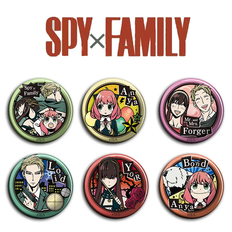 Anime SPY Family Brooch Cosplay Badge 58mm Loid Forger Yor Forger Anya Forger Pin Cute Comicon Gift
Anime SPY Family Brooch Cosplay Badge 58mm Loid Forger Yor Forger Anya Forger Pin Cute Comicon Gift