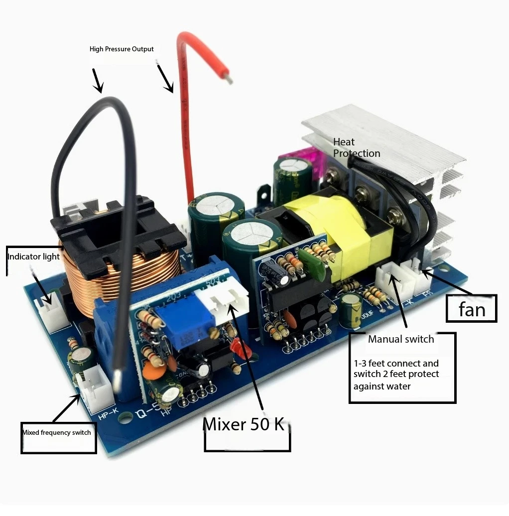 Комплект электронного усилителя 12В
Комплект электронного усилителя 12В