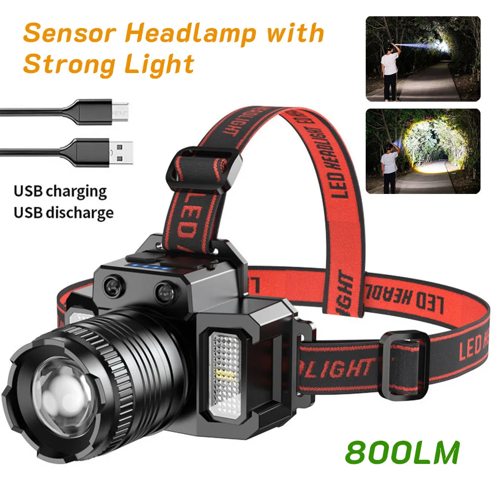 Super Bright Headlamp Outdoor Tools Induction LED Lamp Torch Emergency Power Bank For Huawei Xiaomi Iphone For Carp Fishing
Super Bright Headlamp Outdoor Tools Induction LED Lamp Torch Emergency Power Bank For Huawei Xiaomi Iphone For Carp Fishing