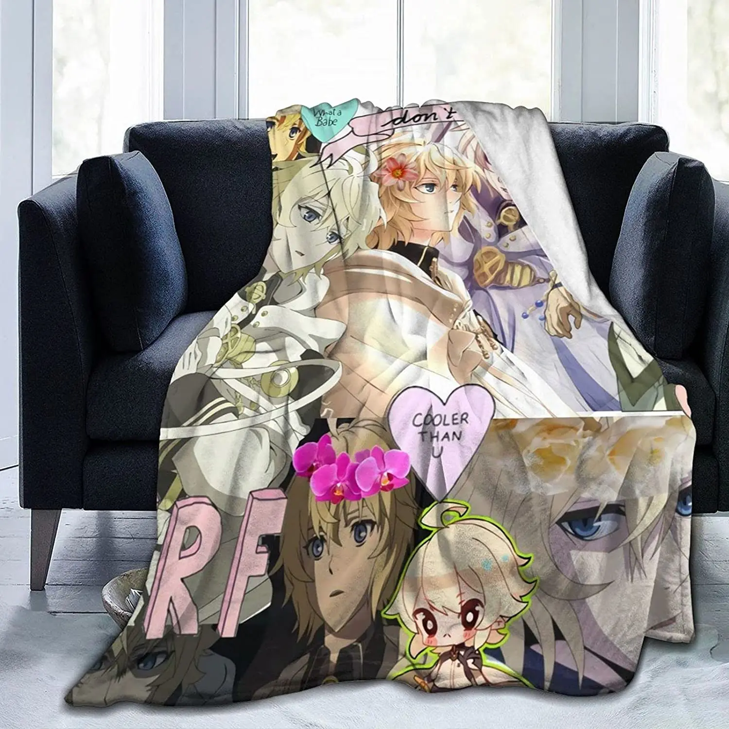 Mikaela Hyakuya Fluffy Soft and Comfortable Blanket, Anime Warm Embrace of Sympathy
Mikaela Hyakuya Fluffy Soft and Comfortable Blanket, Anime Warm Embrace of Sympathy
