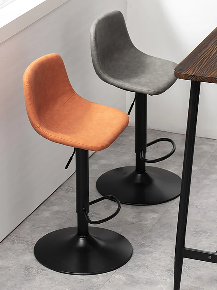 Bar chair lifting and lowering, fashionable and minimalist bar chair, modern household high legged stool, light luxury backrest,
Bar chair lifting and lowering, fashionable and minimalist bar chair, modern household high legged stool, light luxury backrest,