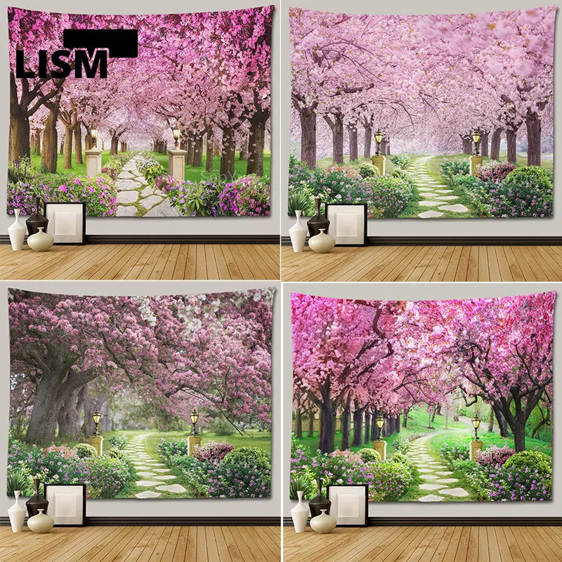 Cherry Blossom Decorative Wall Tapestry Bedroom Landscape Large Floral Printing Wall Hanging Dormitory Background Tapestries
Cherry Blossom Decorative Wall Tapestry Bedroom Landscape Large Floral Printing Wall Hanging Dormitory Background Tapestries