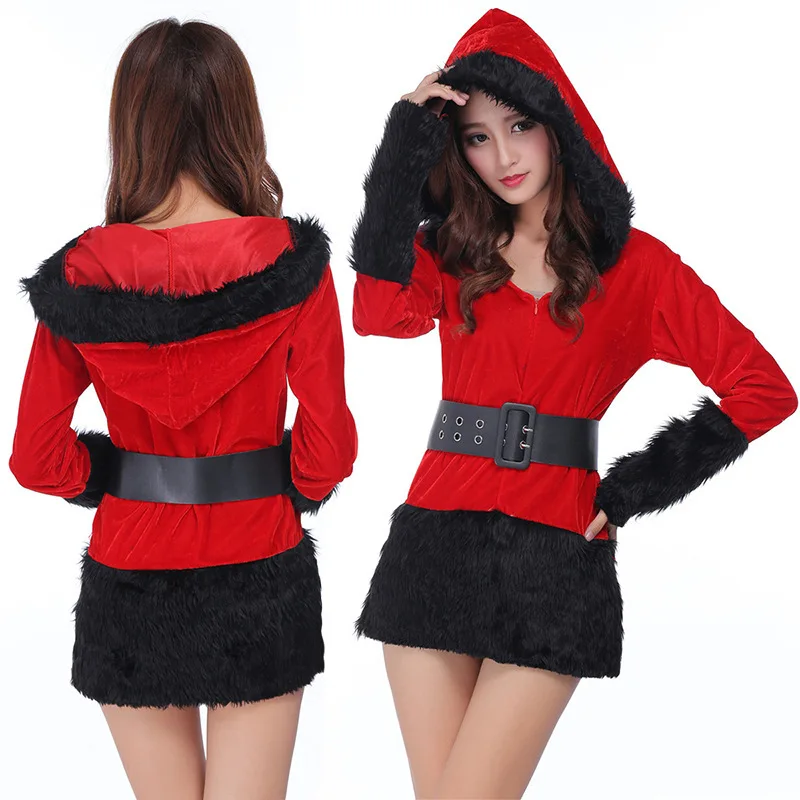 Christmas uniform seductive sexy suit foreign trade Christmas cosplay festival costume black and white cosplay
Christmas uniform seductive sexy suit foreign trade Christmas cosplay festival costume black and white cosplay