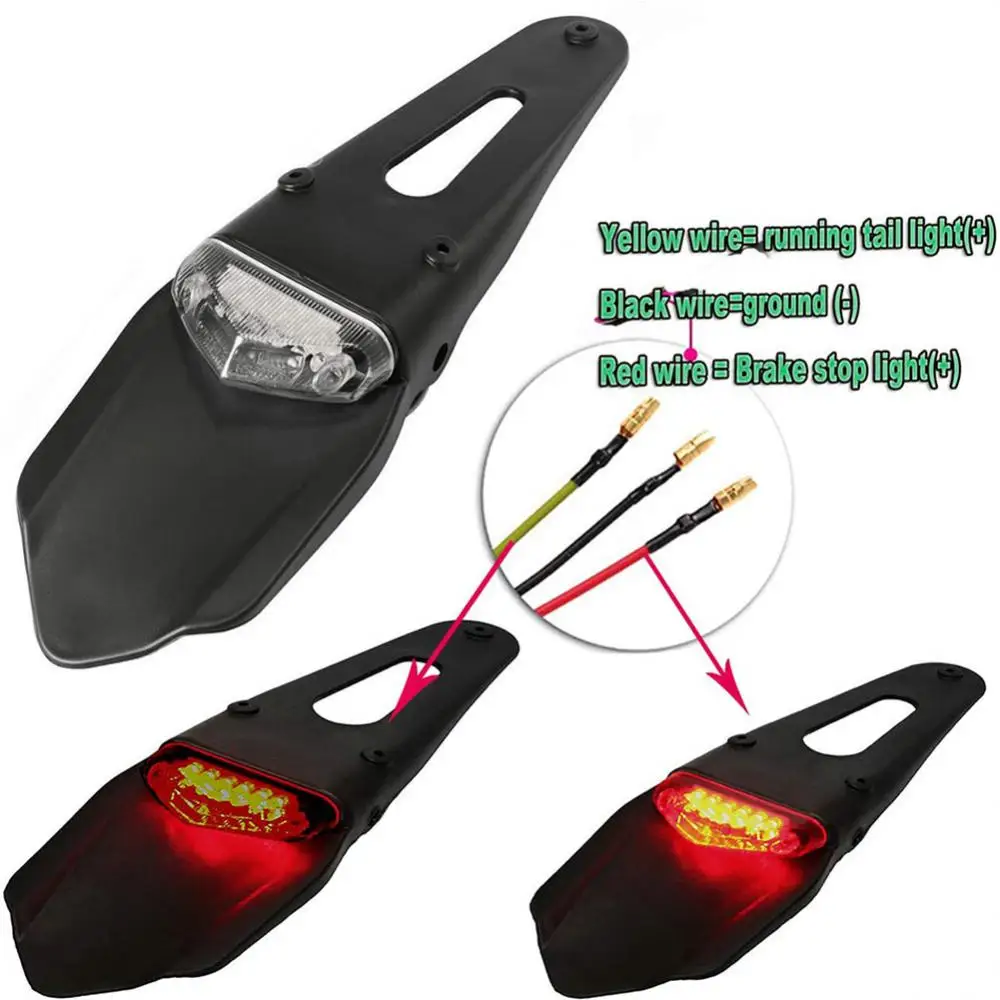 12v Motorcycle Taillights Universal With Rear Fender License Plate Bracket Holder Motorcycle Led Tail Light&rear Fender
12v Motorcycle Taillights Universal With Rear Fender License Plate Bracket Holder Motorcycle Led Tail Light&rear Fender