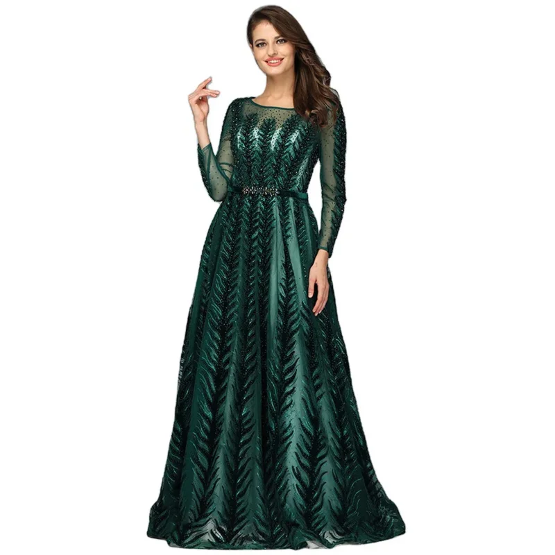 Green O Neck A Line Beaded Evening Dresses Long Customized Best Price Navy Full Sleeves Plus Size Formal Dinner Party Gowns
Green O Neck A Line Beaded Evening Dresses Long Customized Best Price Navy Full Sleeves Plus Size Formal Dinner Party Gowns