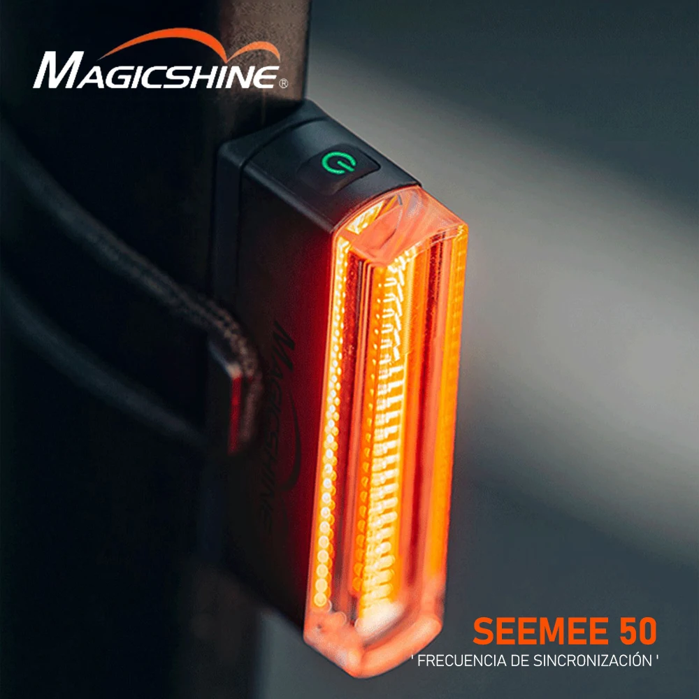 Magicshine SEEMEE 50 Bicycle Smart Taillight Same Frequency Resonance LED Charging Bike Rear Light Cycling Tournament Team Pro
Magicshine SEEMEE 50 Bicycle Smart Taillight Same Frequency Resonance LED Charging Bike Rear Light Cycling Tournament Team Pro