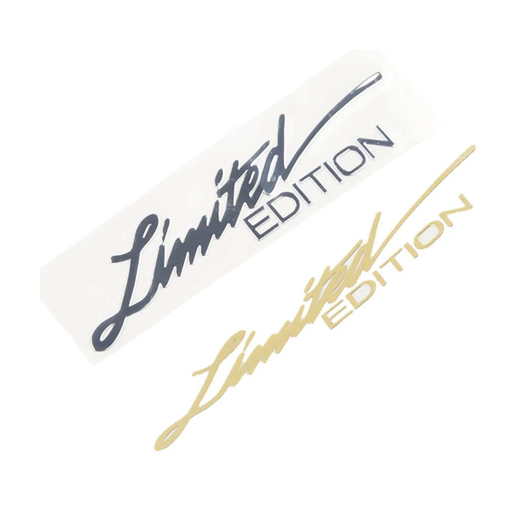 2PCS Creative Car Stickers English Sticker LIMITED EDITION Fashion Auto Body Glass Decoration Reflective Laser Decal 1.8x7.5cm
2PCS Creative Car Stickers English Sticker LIMITED EDITION Fashion Auto Body Glass Decoration Reflective Laser Decal 1.8x7.5cm