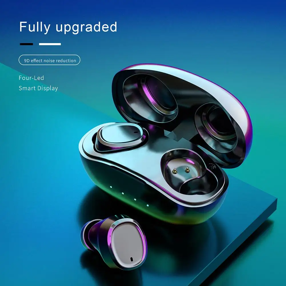 T1 Bluetooth-совместимые беспроводные наушники 5.0 портативные мини-наушники двойная