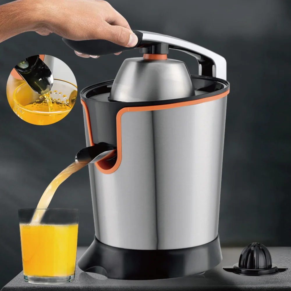 Electric Juicer Machine Set Juicers Press Aluminum Die -casting Handle Household Low Power Orange Lemon Juicer
Electric Juicer Machine Set Juicers Press Aluminum Die -casting Handle Household Low Power Orange Lemon Juicer