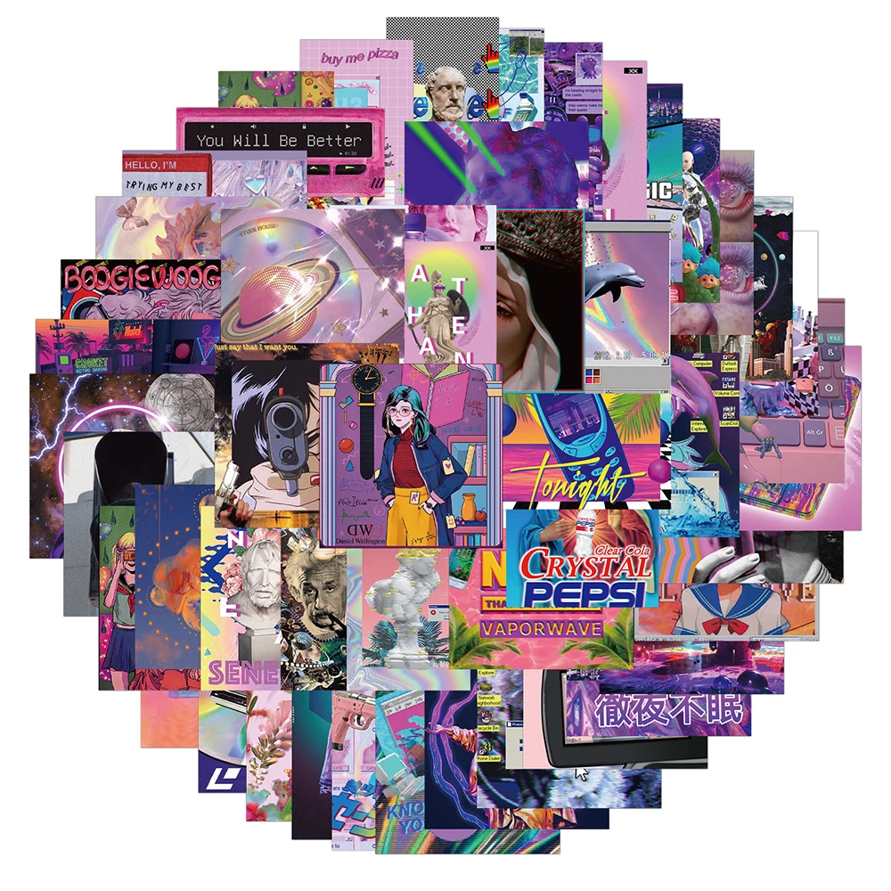 10/30/50 шт. смешанные стильные граффити в стиле Vaporwave для девочек, дорожные наклейки для багажа, гитары, холодильника, ноутбука, забавные стикер...
10/30/50 шт. смешанные стильные граффити в стиле Vaporwave для девочек, дорожные наклейки для багажа, гитары, холодильника, ноутбука, забавные стикер...