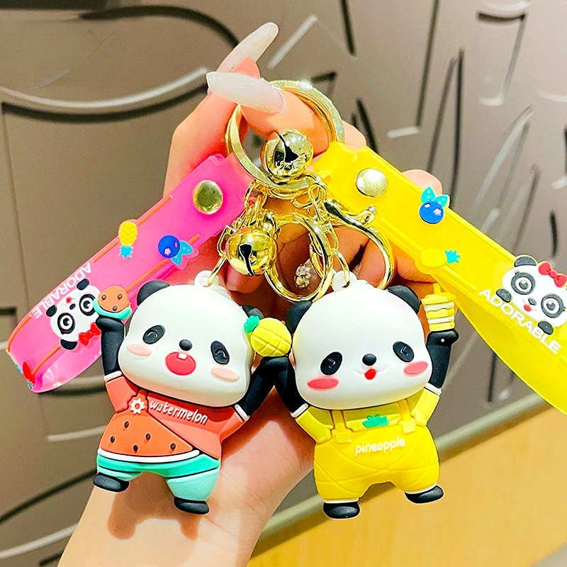 Creative Keychain Cartoon Keychains Women Cute Lifting Fruit Panda PVC Bag Pendant Gift Fashion Jewelry Accessories
Creative Keychain Cartoon Keychains Women Cute Lifting Fruit Panda PVC Bag Pendant Gift Fashion Jewelry Accessories