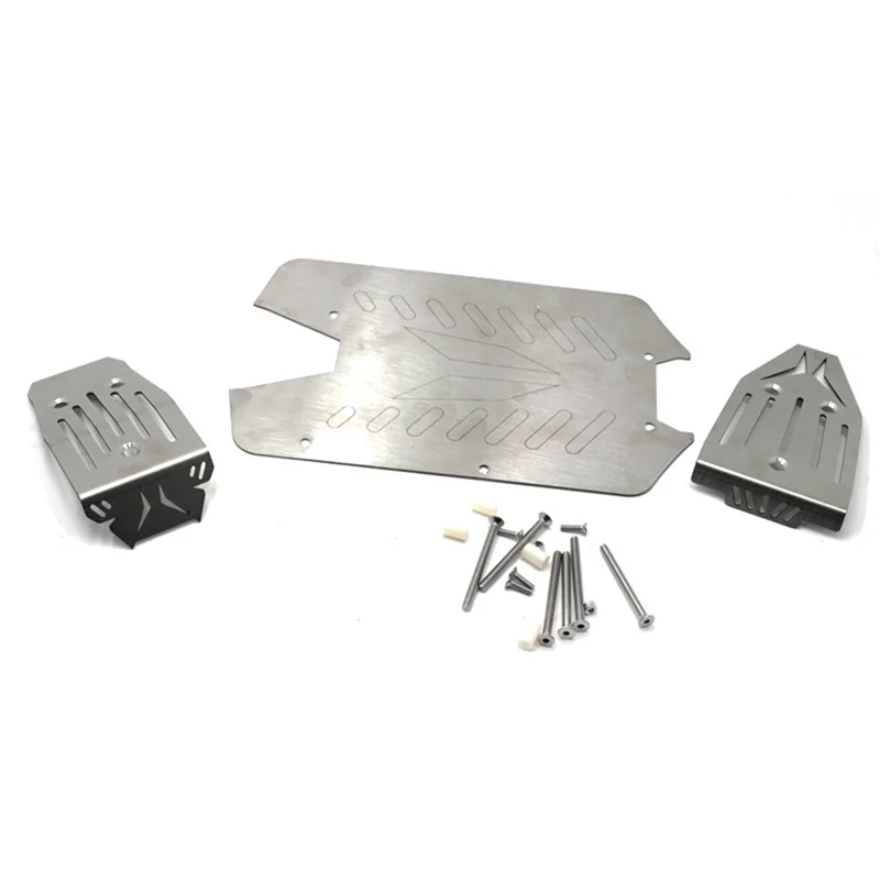 Stainless Steel Chassis Armor Front Rear Protector Skid Plate for 1/10 Arrma VORTEKS Big Rock RC Car Upgrade Parts
Stainless Steel Chassis Armor Front Rear Protector Skid Plate for 1/10 Arrma VORTEKS Big Rock RC Car Upgrade Parts