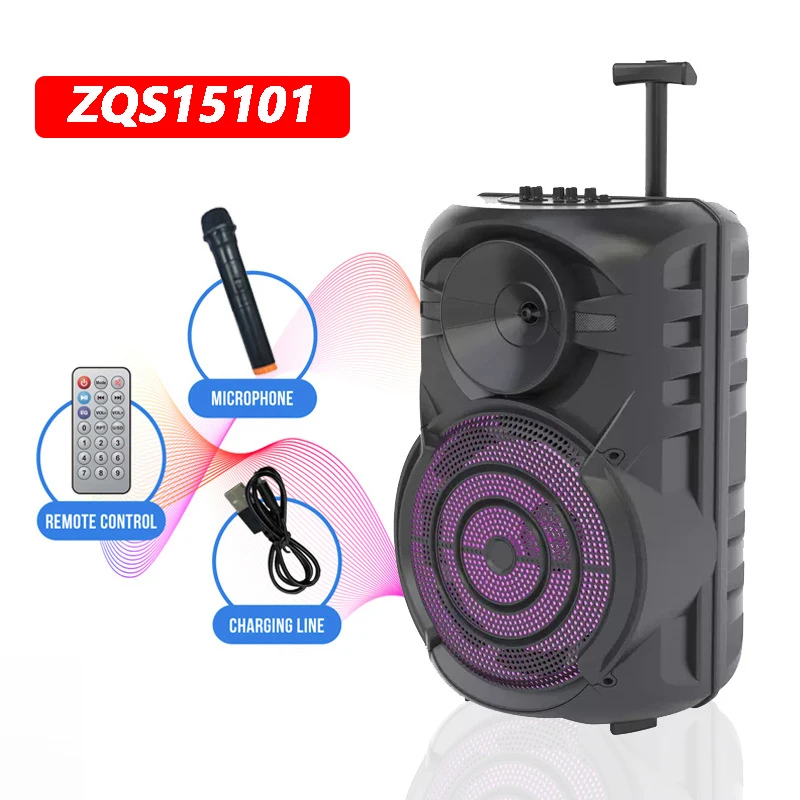 Высокомощная Bluetooth-Колонка мощностью 40 Вт, внешняя портативная 15-дюймовая тянущаяся штанга, квадратный динамик, беспроводной микрофон, караоке-колонка
Высокомощная Bluetooth-Колонка мощностью 40 Вт, внешняя портативная 15-дюймовая тянущаяся штанга, квадратный динамик, беспроводной микрофон, караоке-колонка