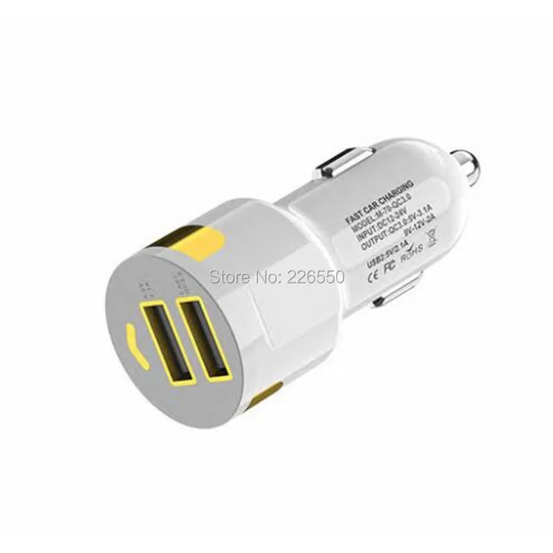 Автомобильное зарядное устройство с двумя USB-портами, 500 шт. 
Автомобильное зарядное устройство с двумя USB-портами, 500 шт.