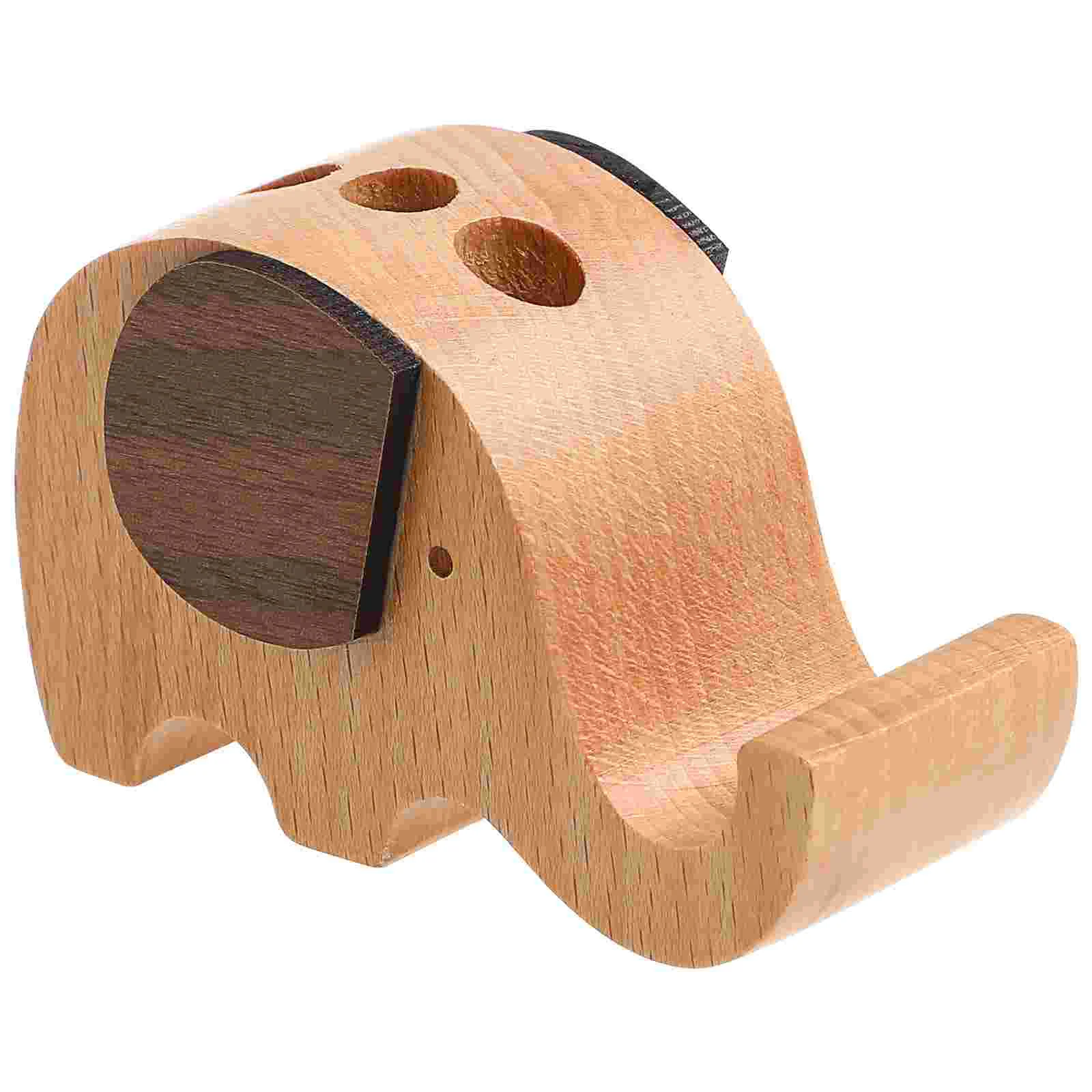 Wood Holder Wooden Holder Desk Organizers Elephant Mobile Phone Wooden Stuff Pot Teacher Decor 
Wood Holder Wooden Holder Desk Organizers Elephant Mobile Phone Wooden Stuff Pot Teacher Decor