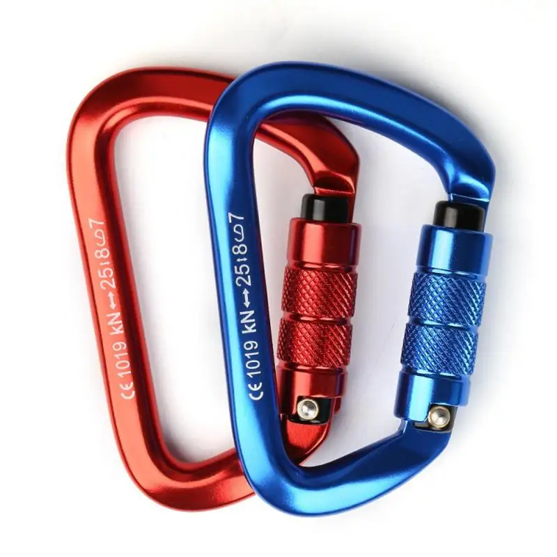 Professional Climbing Carabiner Multi Tool Mountaineering Buckle D-shape Outdoor Camping Safety Buckle Hike Climbing Accessories
Professional Climbing Carabiner Multi Tool Mountaineering Buckle D-shape Outdoor Camping Safety Buckle Hike Climbing Accessories