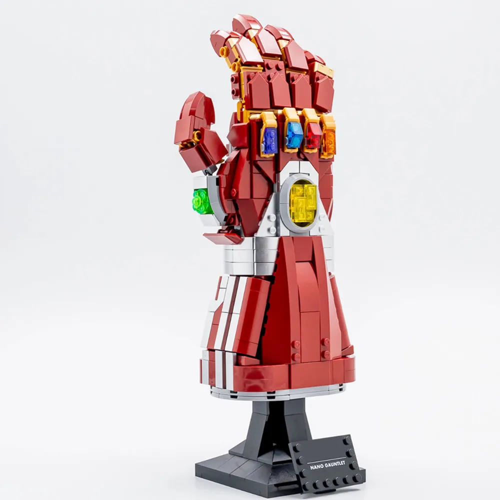 Disney Marvel Avengers Ironman Heroes Iron Man Infinity NANO Gauntlet Glove Fit 76223 Buliding Block Brick Toy Kid Gift Boy Set
Disney Marvel Avengers Ironman Heroes Iron Man Infinity NANO Gauntlet Glove Fit 76223 Buliding Block Brick Toy Kid Gift Boy Set