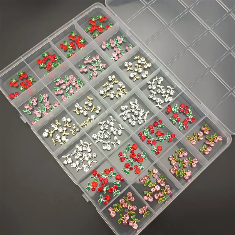 One Box Nail Art Alloy Cherry 3D Acrylic With Rhinestone Flower Charms For Nails Magnetic Fluffy Plush Pompom Manicure Decoratio
One Box Nail Art Alloy Cherry 3D Acrylic With Rhinestone Flower Charms For Nails Magnetic Fluffy Plush Pompom Manicure Decoratio