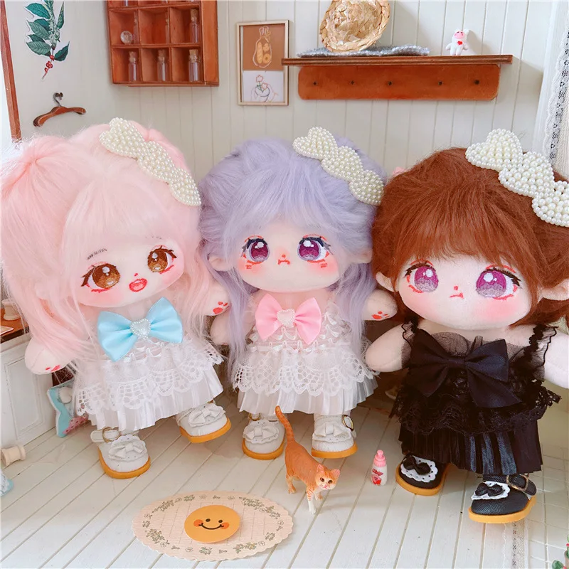 Doll Clothes for 20cm Idol Dolls Black and White Temperament Slip Dress Toys Plushies Toys Fans Collection Gifts
Doll Clothes for 20cm Idol Dolls Black and White Temperament Slip Dress Toys Plushies Toys Fans Collection Gifts