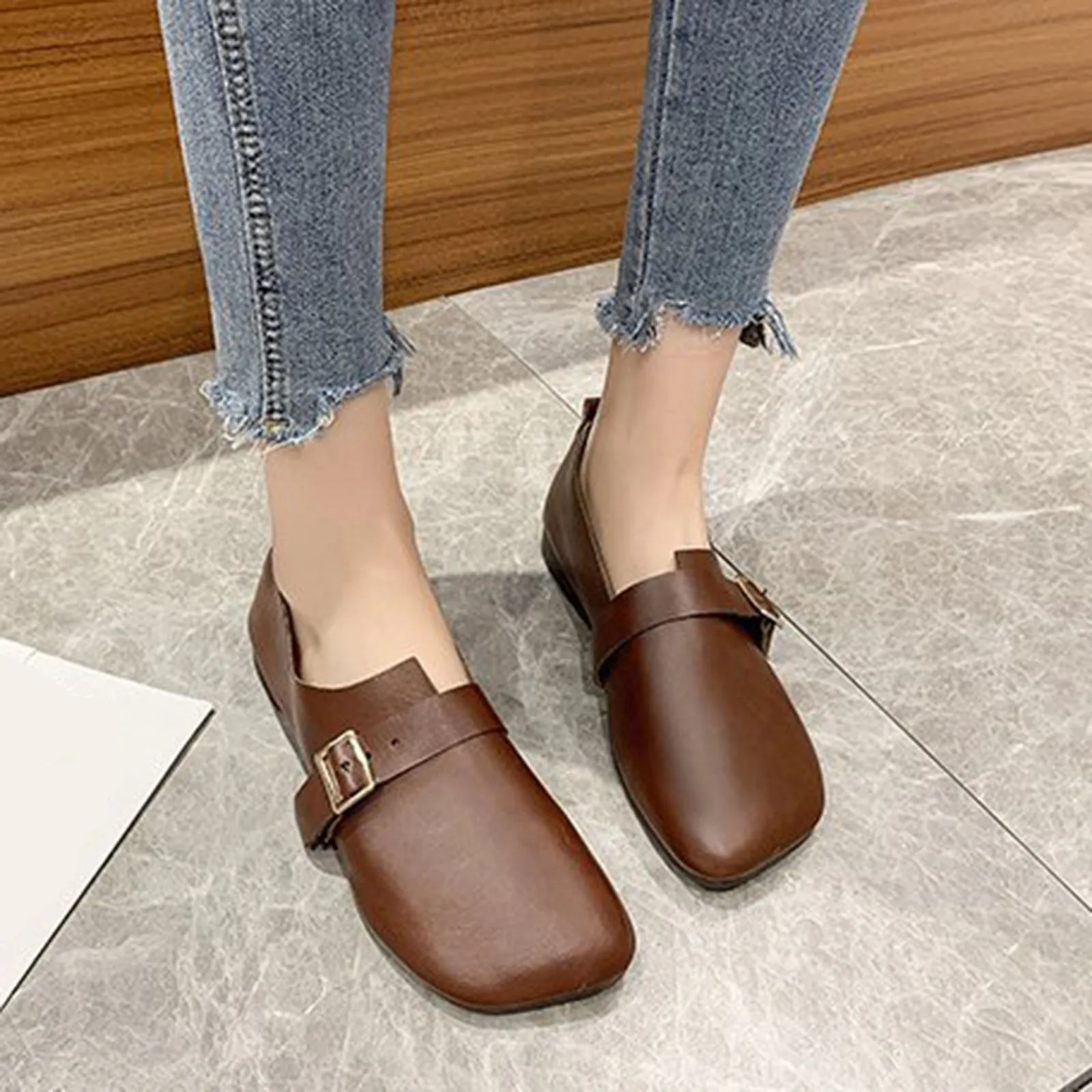 New Women's Casual Shoes Fashion Flat Comfortable Direction Toe Buckle Spring Autumn Casual Shoes кроссовки женские 2022 new
New Women's Casual Shoes Fashion Flat Comfortable Direction Toe Buckle Spring Autumn Casual Shoes кроссовки женские 2022 new