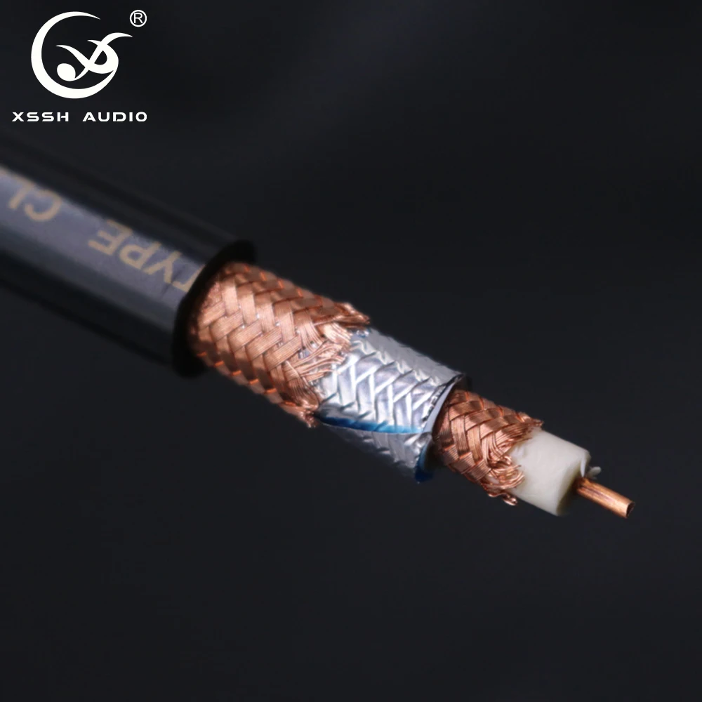 1m-5m Audio Cord XSSH Hi-end HIFI YIVO DIY OEM Amplifier OCC Copper 1 Core Shield RCA XLR 10.5m RF Bulk Coaxial Cable Line Wire
1m-5m Audio Cord XSSH Hi-end HIFI YIVO DIY OEM Amplifier OCC Copper 1 Core Shield RCA XLR 10.5m RF Bulk Coaxial Cable Line Wire