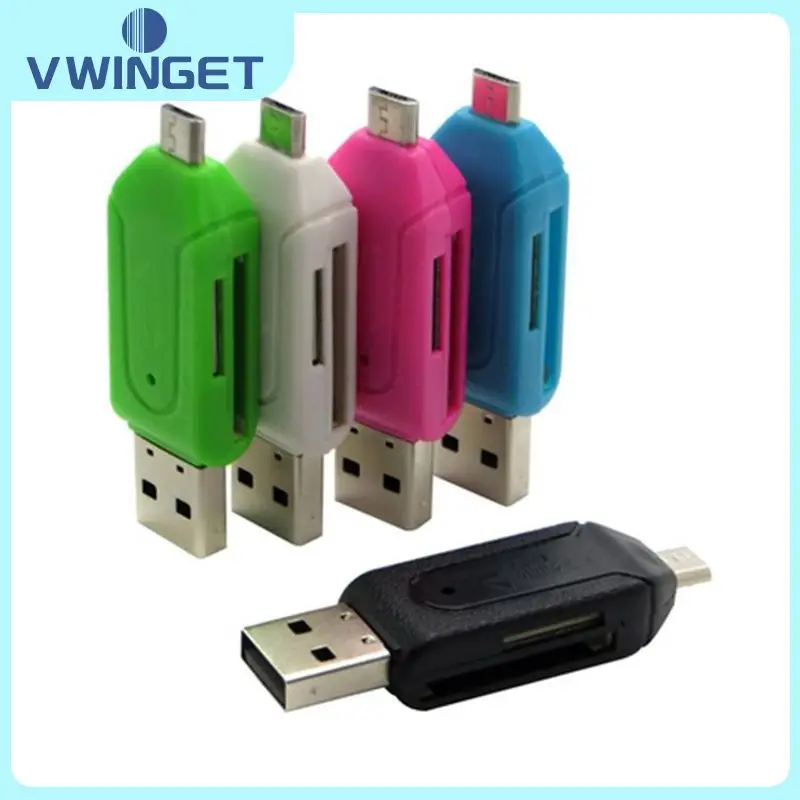 

Fashion Micro Usb Card Reader 480 Mb/s Metal Shell Mould Card Reader Support Hot Plug Usb Otg Adapter 2 In 1 New Slinky Portable