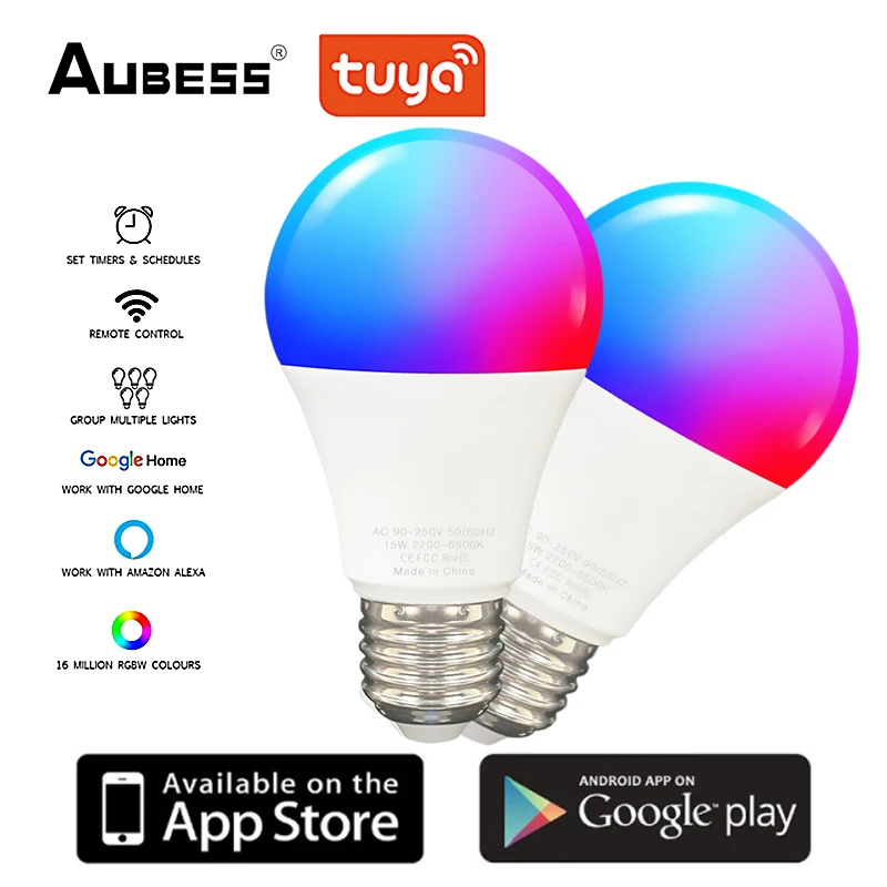 Smart Wifi Bulb Dimming Light Bulb Colour Changing Lamp 9W RGBCW Smart Light Bulb Voice Control Work With Alexa Google Home
Smart Wifi Bulb Dimming Light Bulb Colour Changing Lamp 9W RGBCW Smart Light Bulb Voice Control Work With Alexa Google Home