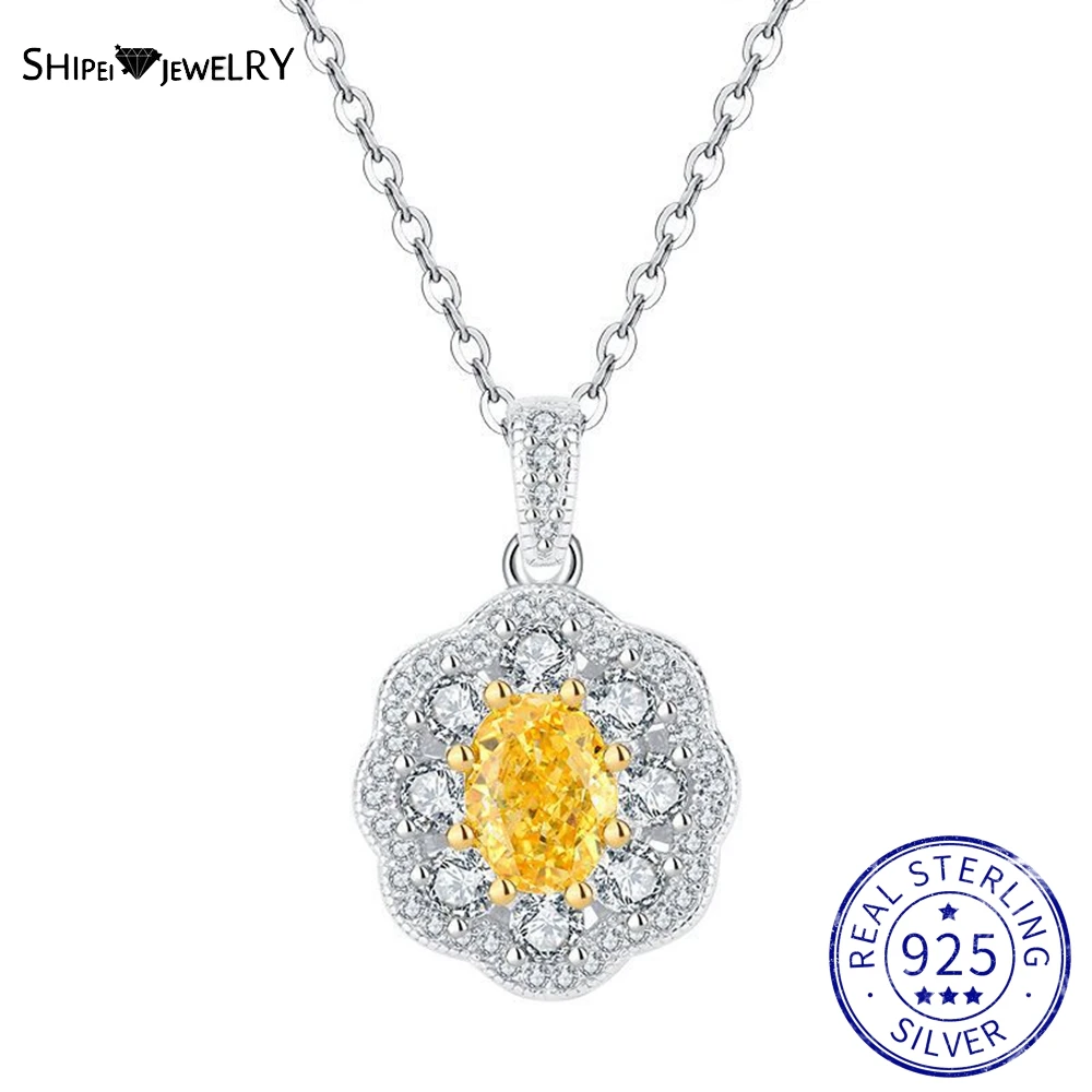 Shipei 925 Sterling Silver Flower Created Moissanite Gemstone Wedding Party Pendant Necklace For Women Fine Jewelry Wholesale
Shipei 925 Sterling Silver Flower Created Moissanite Gemstone Wedding Party Pendant Necklace For Women Fine Jewelry Wholesale
