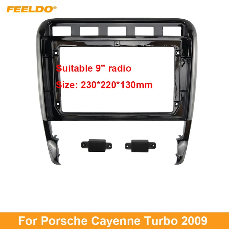 Car 2Din Audio Face Plate Fascia Frame For Porsche Cayenne Turbo 9" Big Screen Radio Stereo Panel Dash Mount Refitting Kit
Car 2Din Audio Face Plate Fascia Frame For Porsche Cayenne Turbo 9" Big Screen Radio Stereo Panel Dash Mount Refitting Kit