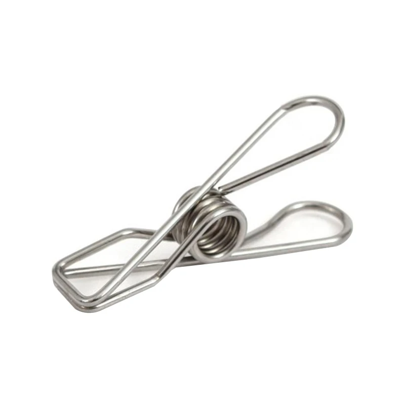20 Pcs Multipurpose Windproof Clothespin Stainless Steel Marine Grade Durable Pegs Metal Hanging Clips for Clothes Towels
20 Pcs Multipurpose Windproof Clothespin Stainless Steel Marine Grade Durable Pegs Metal Hanging Clips for Clothes Towels
