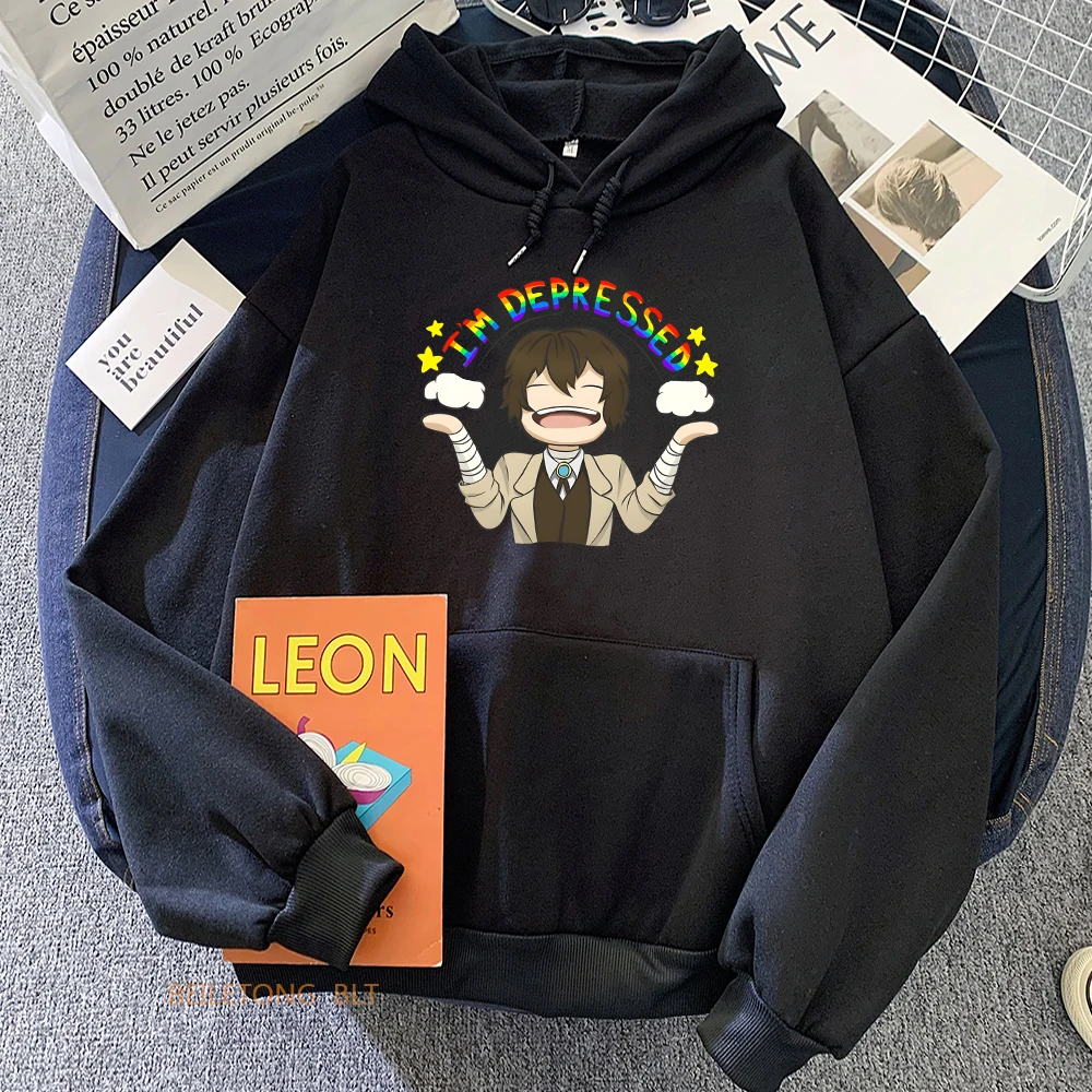 Bungo Stray Dogs Hoodies Streetwear Autumn/Winter WOMEN Simplicity Japanese Anime Long-sleeved Sweatshirt LOOSE Slight Strech
Bungo Stray Dogs Hoodies Streetwear Autumn/Winter WOMEN Simplicity Japanese Anime Long-sleeved Sweatshirt LOOSE Slight Strech