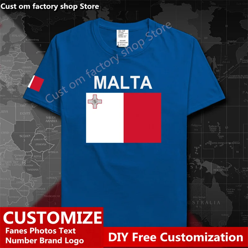 Republic of Malta Maltese MLT Free Custom Jersey Name LOGO Cotton T-shirts High Street Fashion Hip Hop Loose Casual T-shirt
Republic of Malta Maltese MLT Free Custom Jersey Name LOGO Cotton T-shirts High Street Fashion Hip Hop Loose Casual T-shirt