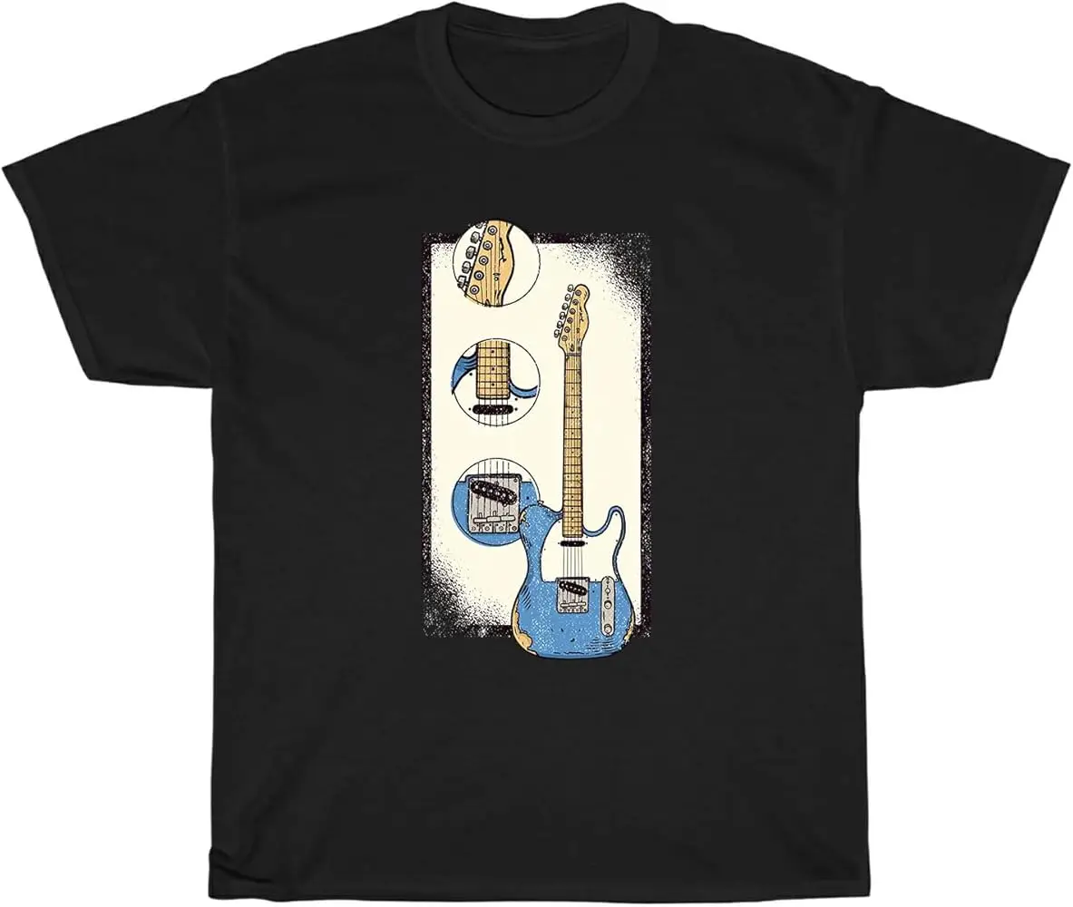 Хорошая футболка унисекс _ 2 графические футболки с дизайном: Telecaster гитары (49-09-329)