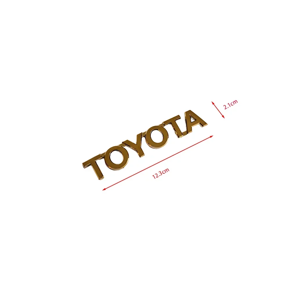 3D золотая эмблема, наклейки на багажник для Toyota RAV4 Corolla Camry Prado Crown REIZ CHR HILUX Vios Yaris Prius, автомобильные аксессуары
3D золотая эмблема, наклейки на багажник для Toyota RAV4 Corolla Camry Prado Crown REIZ CHR HILUX Vios Yaris Prius, автомобильные аксессуары