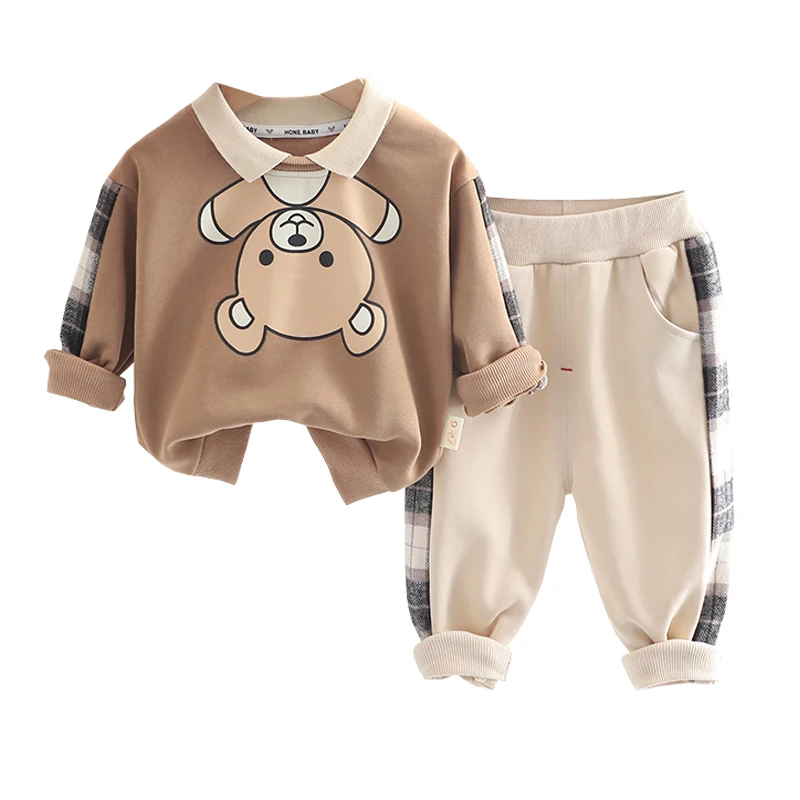 2022 Autumn Boys Clothing Sets Infant Outfits Kids Cartoon Bear Sweatshirt Pants Toddler Children Casual Clothes Baby Tracksuit
2022 Autumn Boys Clothing Sets Infant Outfits Kids Cartoon Bear Sweatshirt Pants Toddler Children Casual Clothes Baby Tracksuit