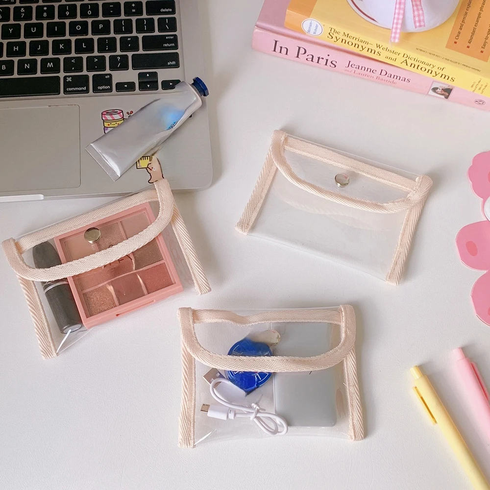 Multifunctional Transparent Coin Card Bag Small Purses Storage Bag Cute Coin Purse Lipstick Bags Portable Clutch Coin Money Bag
Multifunctional Transparent Coin Card Bag Small Purses Storage Bag Cute Coin Purse Lipstick Bags Portable Clutch Coin Money Bag