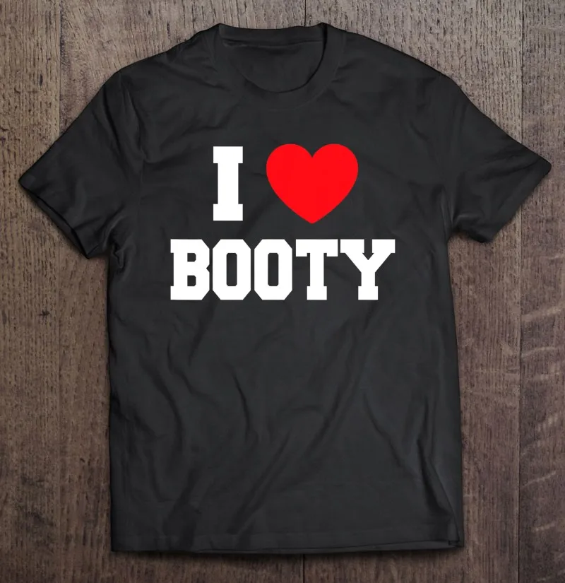 Футболка с коротким рукавом и принтом «I Love Booty»
Футболка с коротким рукавом и принтом «I Love Booty»